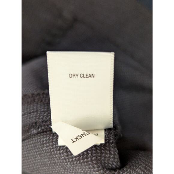 NWOT! BANANA REPUBLIC! BLUE & BLACK MICRO- PINPONT PLAID STRETCH SKIRT! SZ 8 - Picture 5 of 7